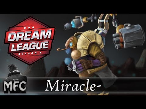 Miracle- Tinker Gameplay - Game 2 - DreamLeague Season 8 Europe & CIS Qualifier.