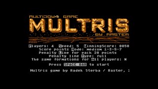 ATARI XL / XE =+ MULTRIS += IN MEMORY OF RADEK STERBA " RASTER "