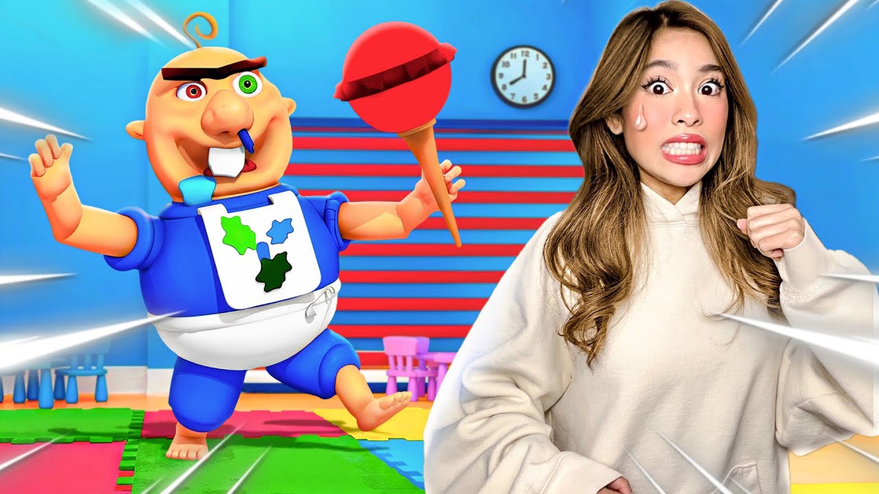 KAT ESCAPES BABY BOBBY'S DAYCARE IN ROBLOX (OBBY)