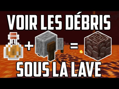 COMMENT TROUVER FACILEMENT des ANCIENTS DÉBRIS SOUS la LAVE + TEXTURE PACK pour le FEU et les DÉBRIS