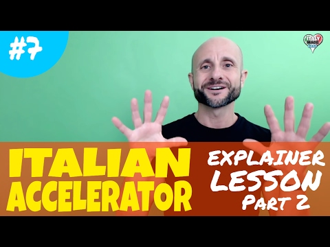 Italian Accelerator REVIEW - Episode 7 (Part 2) | Learn Conversational Italian Words and Phrases