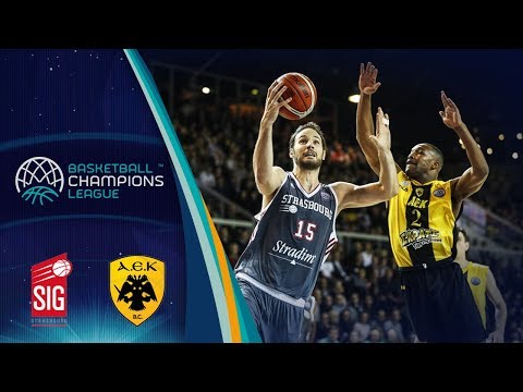 SIG Strasbourg v AEK - Highlights - Basketball Champions League