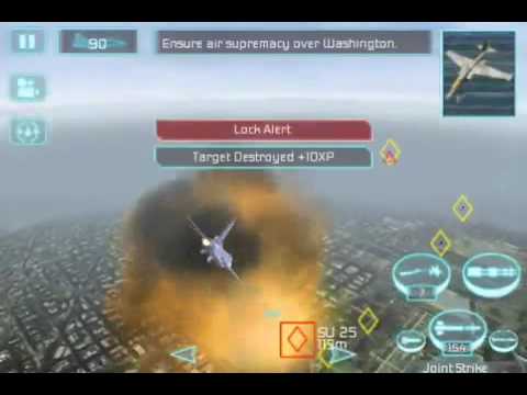 Tom Clancy's H.A.W.X On iPhone Gameplay