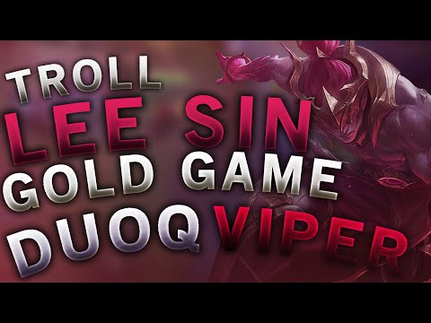 FIRST TIME LEE SIN JUNGLE LOW ELO DUO WITH VIPER FUNNY MOMENTS TROLL GAME