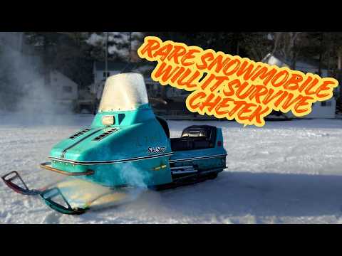 WILL THIS RARE SNOWMOBILE SURVIVE A VINTAGE RIDE!