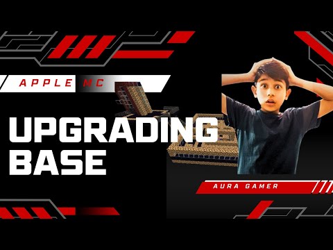 Finally Ghar Upgrade Kar Liya in Apple MC 😍 | New Areas Explore #BaseBuilding      | AURA GAMER