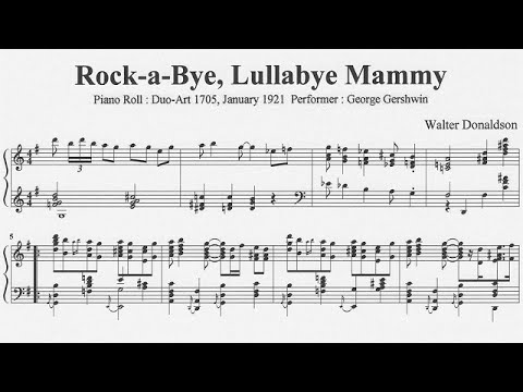 Walter Donaldson : Rock-a-Bye, Lullabye Mammy (1921)