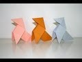 Origami - Cocotte - méthode 