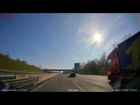 Aus dem Nebel in die Sonne - A8 Ulm / Elchingen - Leipheim - Günzburg