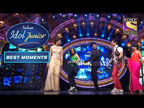 Shahrukh और Deepika ने मारे 'Dance Pe Chance' पर ठुमके | Indian Idol Junior | Best Moments