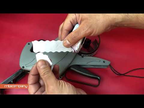 Printex Labelling Machine V series, How to load a label roll