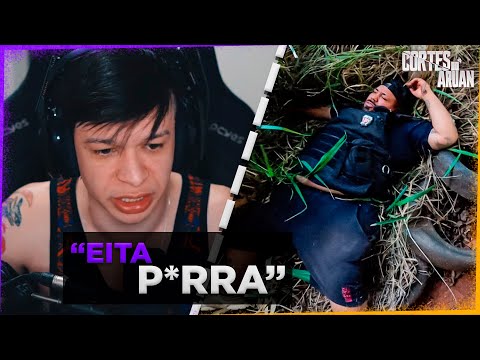 ARUAN REAGE A O BOTO PASSOU MAL E DESMAIOU NESSA LENDA (CAÇADORES DE LENDAS ELITE) - Cortes do Aruan