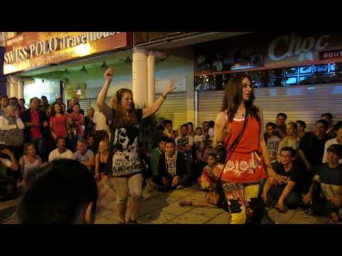 GENJI BUSKERS ft  IRANIAN dancer - HABIBI YA NUREL AIN.. (PAUL WALKER CLONE USHAR JE)