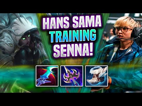 HANS SAMA TRIES SOME SENNA! - RGE Hans Sama Plays Senna SUPPORT vs Galio! | Preseason 2022