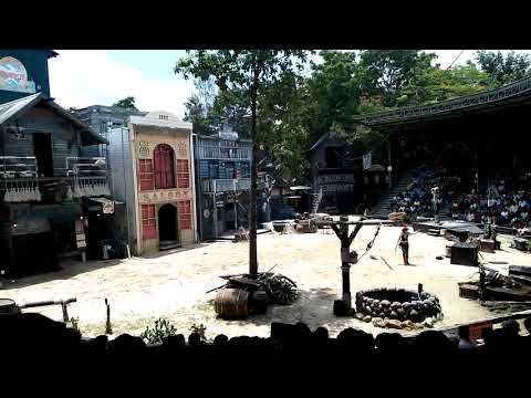 The Stunt Show at Safari World Bangkok Cowboy — Slow Prowl #shorts