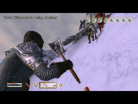 Rolling down a Mountain while Bandits attack me