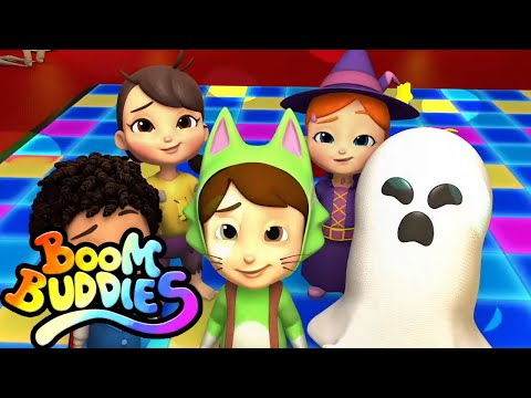 Fiesta de baile de monstruos halloween música para niños por Boom Buddies Español