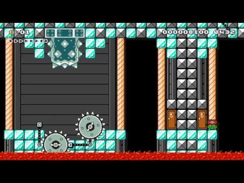 Bowser's Frozen Castle 2 by Tyler ~ NEW RECORD! 一SUPER MARIO MAKER一 No Commentary 1AN