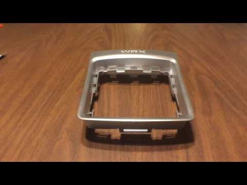2017 WRX: Piano Black Shifter Bezel Wrap | Subaru WRX 2015 2016 2017 2018