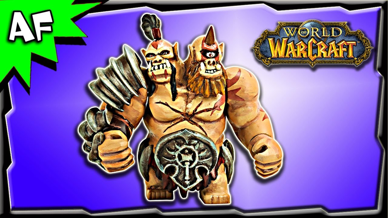Custom Lego Warcraft CHO'GALL OGRE Minifigure Review