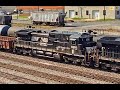 Flashback Footage NS C40 9 SD70M 2 EX UP SD90MAC S And ANOTHER Local W Caboose 6 24 2015