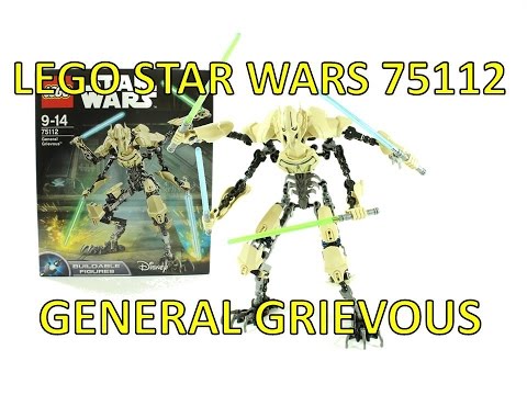 LEGO STAR WARS BUILDABLE FIGURE 75112 GENERAL GRIEVOUS UNBOXING & REVIEW Video