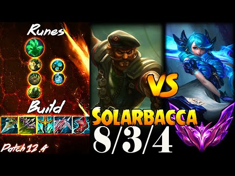 [ Solarbacca ] Gangplank vs Gwen Top -  Season 12 - Master