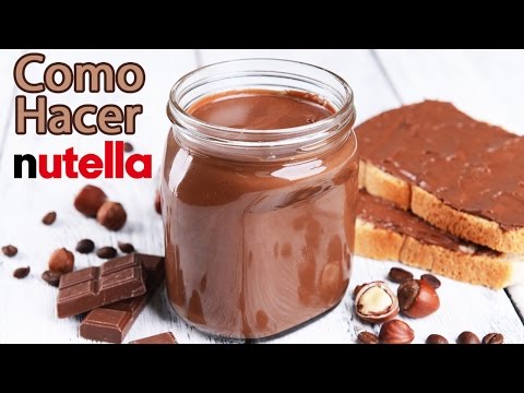 Cómo Preparar Crema De Chocolate y Avellanas Casera