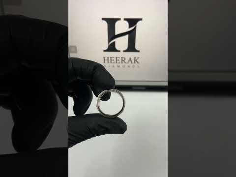 White Platinum Ring For Men