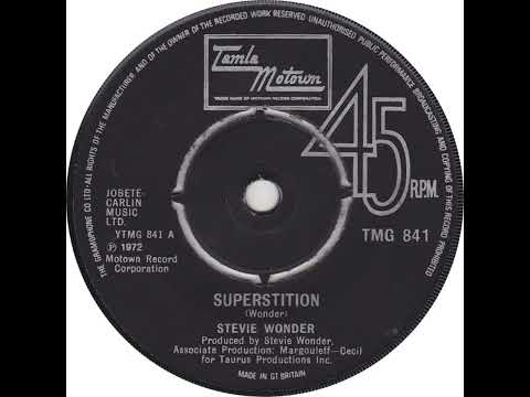 UK New Entry 1973 (22) Stevie Wonder - Superstition