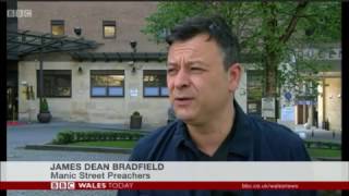 Manic Street Preachers - James Dean Bradfield -  BBC1 Wales - Wales Today - 12/05/2016
