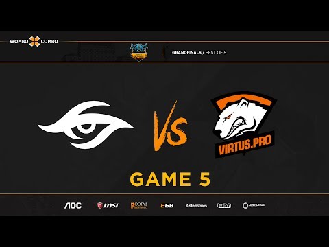 Team Secret vs Virtus.Pro the summit 7 grandfinals Game 5
