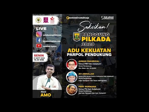Live Panggung Pilkada SukabumiUpdate - Adu Kekuatan Parpol Pendukung