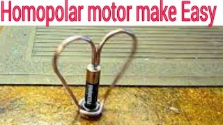 how to make a homopolar motor