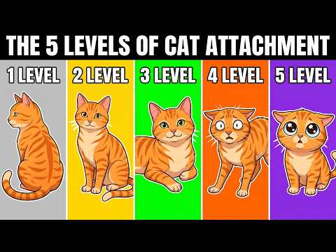 THE 5 LEVELS OF CAT ATTACHMENT