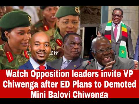 Opposition Leaders Invite VP Chiwenga Amid Demotion Rumors
