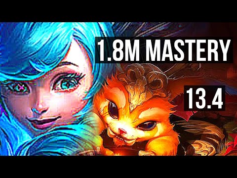 GWEN vs GNAR (TOP) | 1.8M mastery, 1000+ games, 10/3/12 | KR Diamond | 13.4