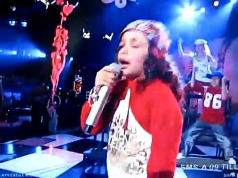 Rapparen Sophia , lilla melodifestivalen 2009