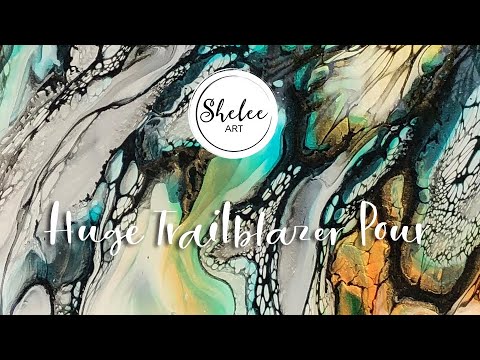 #24. Shelee Art - Huge Trailblazer Pour - Massive Cell Explosion