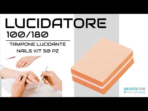 Ocho Nails Mini blocco per manicure lucidatura 100/180