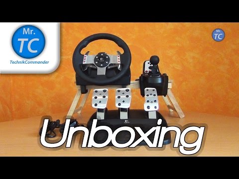 Logitech G27 Racing Wheel Unboxing HD (Deutsch/German) - MrTechCommander