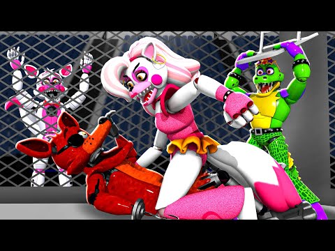 Foxy and Mangle GO ON A DATE IN GANGBEASTS