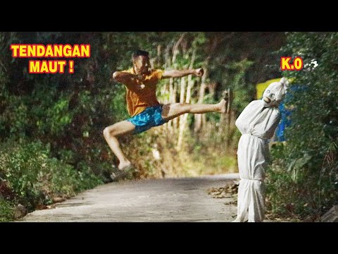 APES 🤣 PRANK POCONG KENA TENDANG ! LUCU NGAKAK🤣