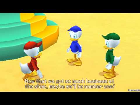 Kingdom Hearts: Birth by Sleep [English - Part 56 ~ Aqua ~ Disney Town 1/2 - All Fruit Scatters]