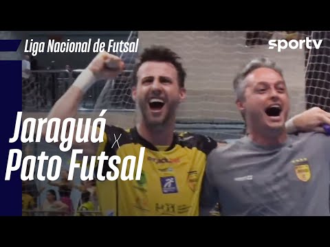 JARAGUÁ 4 (2) X 0 (0) PATO | GOLS | SEMIFINAL DA LIGA NACIONAL DE FUTSAL | sportv