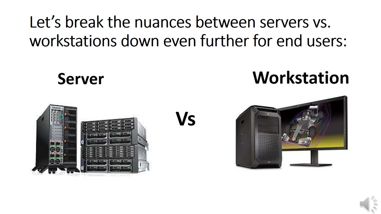 What is difference between server and workstation? Search Ping