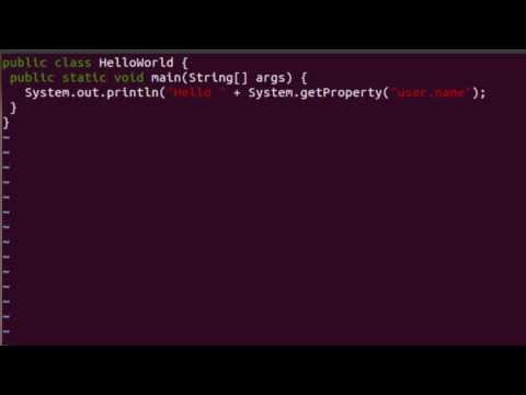 Java Code 2 Creating My First Java Program