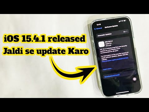 iOS 15.4.1 released you must be update your iPhone