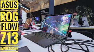 THIS £2000 TABLET PLAYS PC GAMES !? #AsusROGFlowZ13