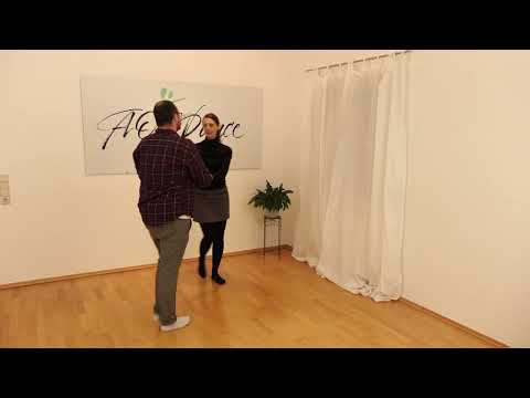 Discofox Wickelfigur: Sputnik mit Rückenschieber (in he goes she goes) Demonstration & Kurzerklärung